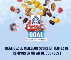 1 an de courses chez Aldi "2500 euros en bons d'achat"