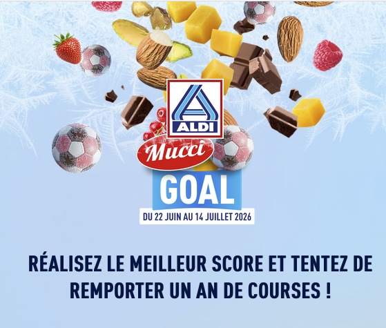 1 an de courses chez Aldi "2500 euros en bons d'achat"