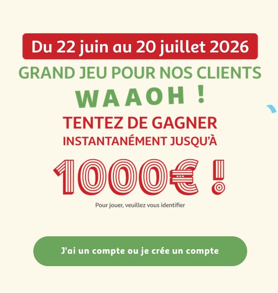 Des e-cartes cadeaux "Auchan" de 10€ à 1000 €