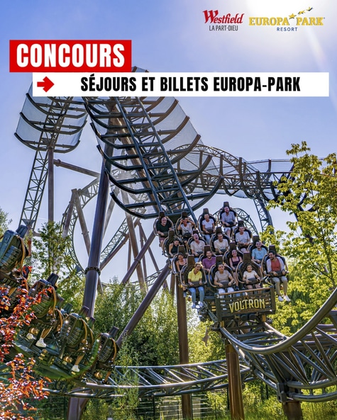 1 séjour de 2 jours avec petits-déjeuner pour 4 personnes à Europa-Park en Allemagne valeur 906 €