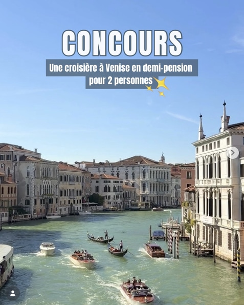 1 croisière de 5 nuits pour 2 personnes en demi-pension à Venise