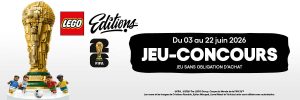 10 sets LEGO de la Coupe du Monde valeur 179 € à 784 €