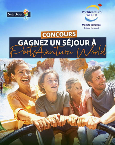 1 séjour de 2 jours/1 nuit avec petit-déjeuner pour 4 personnes à PortAventura World en Espagne