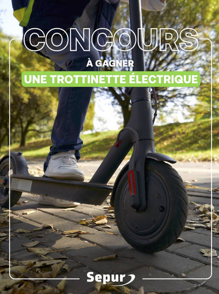1 trottinette électrique valeur 299 €