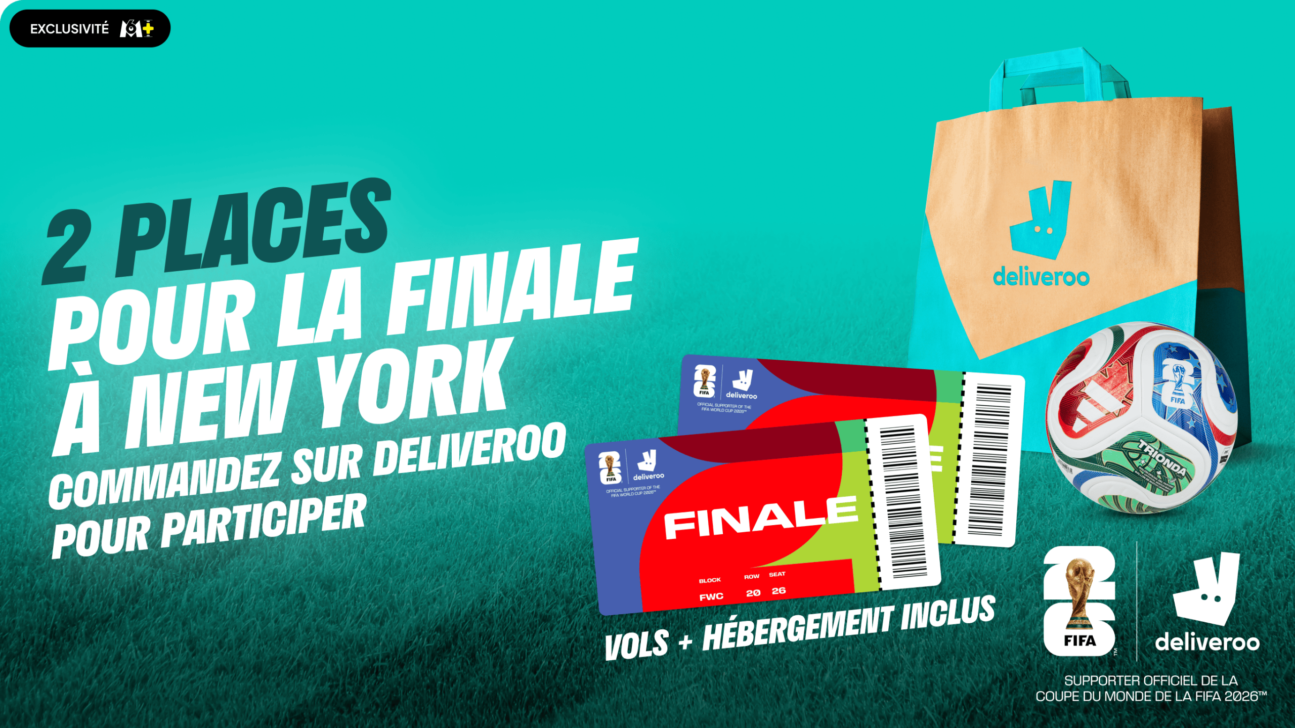2 billets pour la Finale de la Coupe du Monde