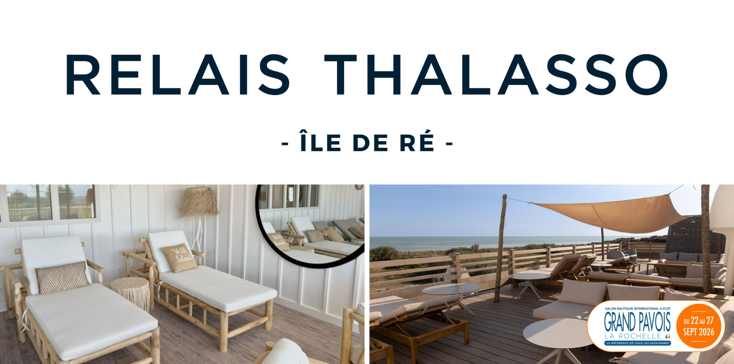 séjour thalasso pour 2 personnes sur l'île de Ré