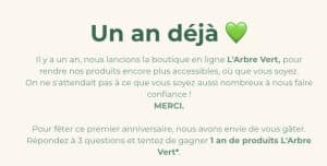 produits écologiques L'Arbre Vert