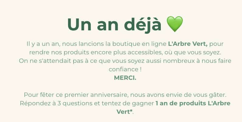 produits écologiques L'Arbre Vert