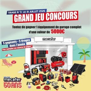 1 équipement de garage complet valeur 5000€