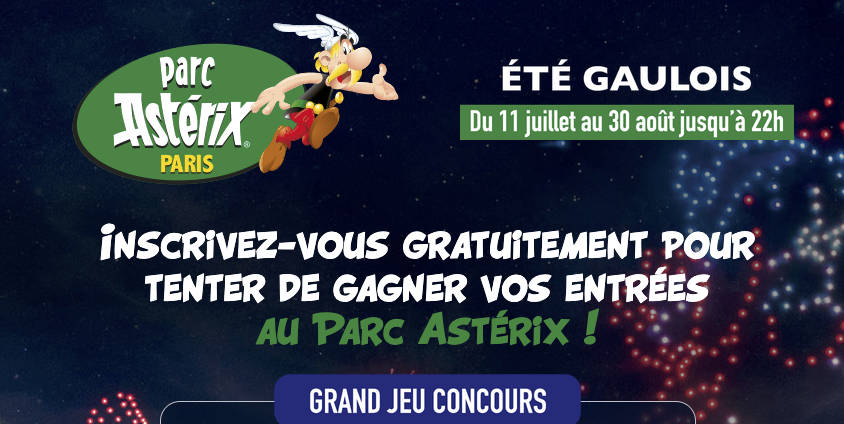 entrées au Parc Astérix