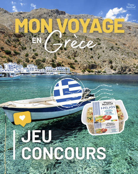 1 voyage pour 2 personnes en Grèce valeur 2 500 €