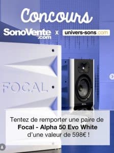 1 paire d'enceintes Focal Alpha 50 Evo