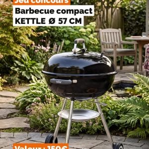 barbecue charbon de bois WEBER Compact kettle