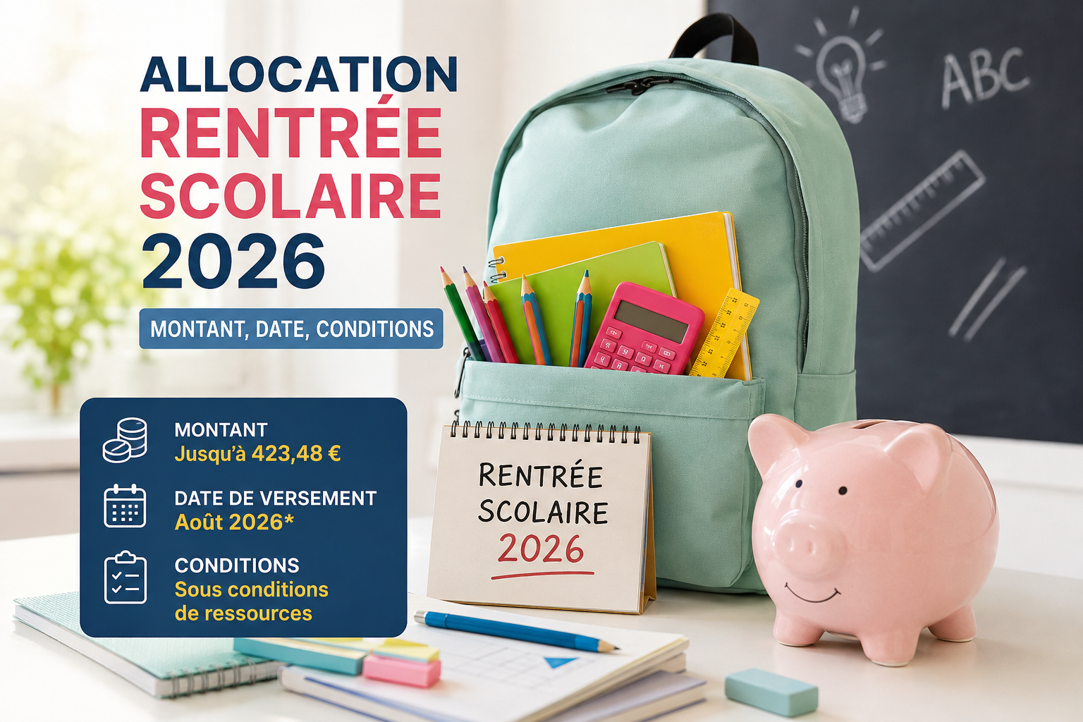 allocation rentrée scolaire 2026