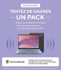 1 ASUS Chromebook CM1406 et son pack complet