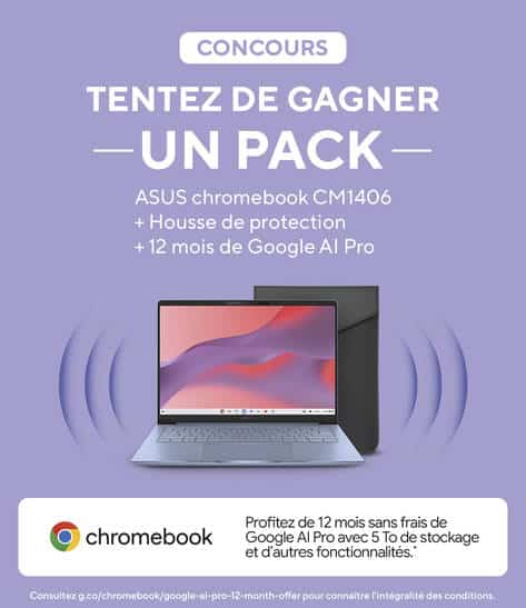 1 ASUS Chromebook CM1406 et son pack complet