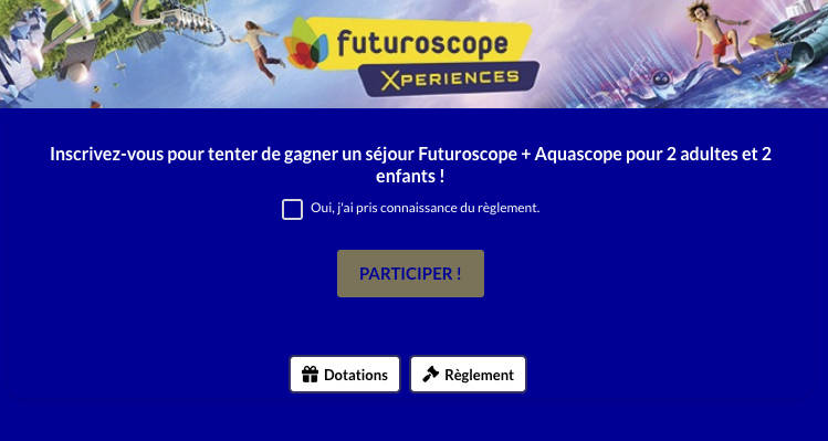 séjour de 2 jours pour 4 personnes au Futuroscope