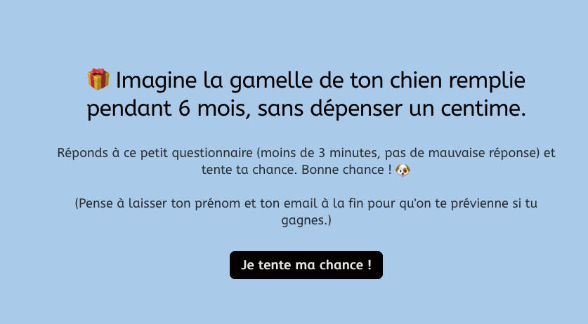 Japhy : 6 mois de croquettes pour chien