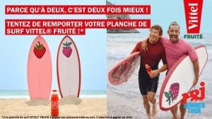 2 planches de surf VITTEL® Fruité