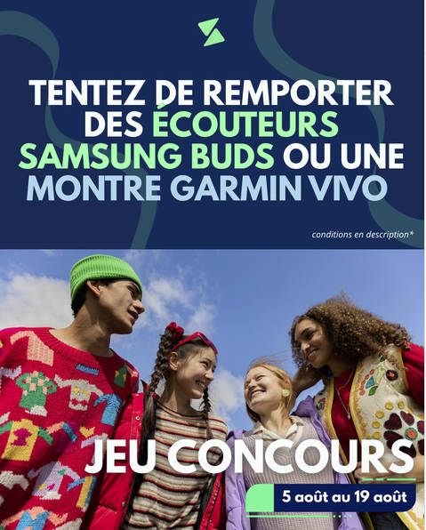 1 paire d'écouteurs Samsung Buds