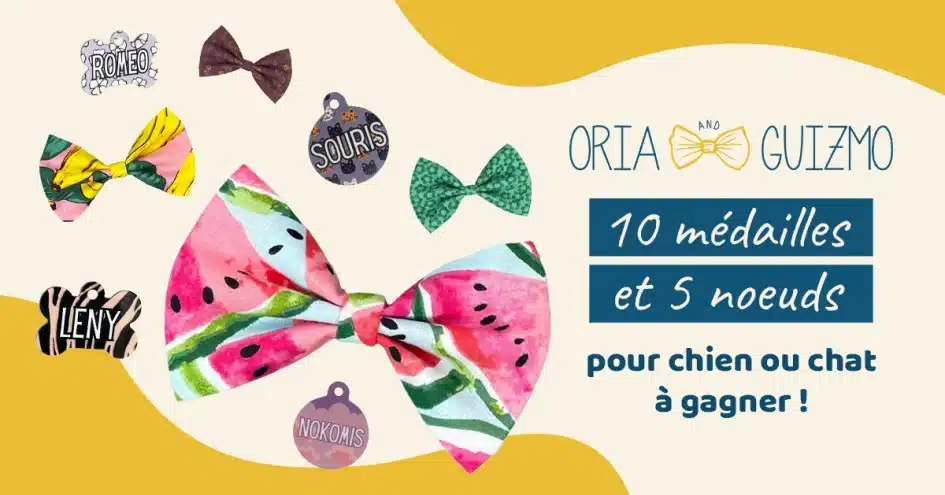 médailles personnalisées "Oria & Guizmo"