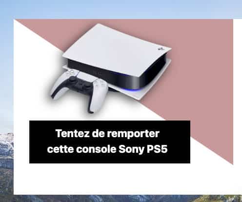 onsole de jeux PlayStation 5
