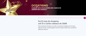 Carrefour : Cartes cadeaux